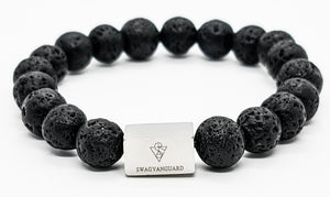 Black Lava Beads